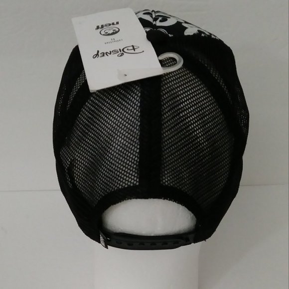 Disney Neff Black White Mickey Mouse Faces Hat - Picture 4 of 13
